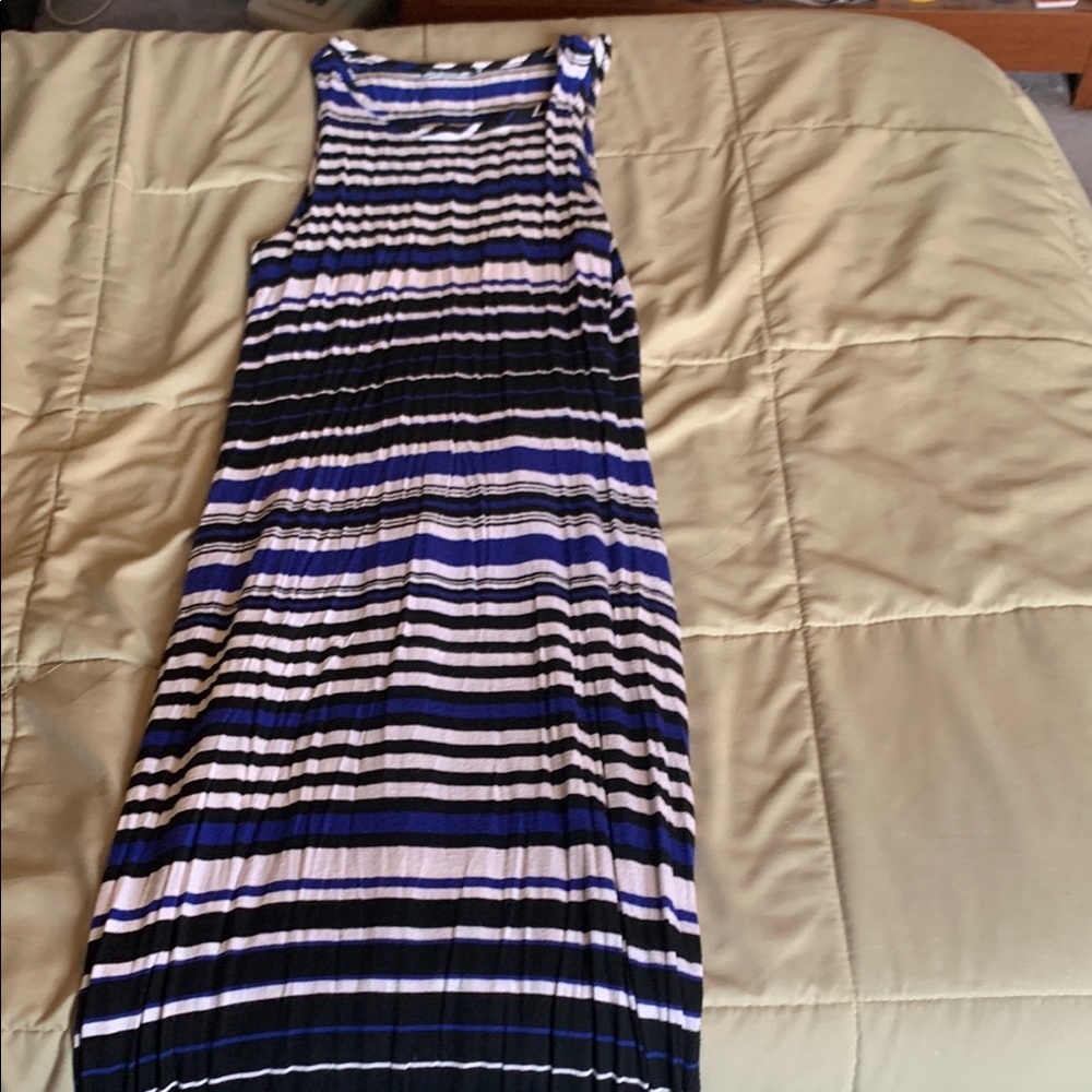 Striped Sleeveless Dress